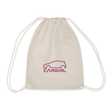 Voiture Fille - Sac de sport léger - nature - Devant