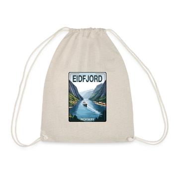 Eidfjord - Drawstring Bag - nature - Front