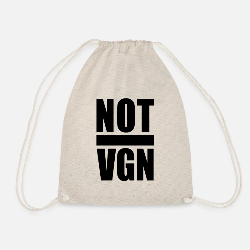 not vgn black - Turnbeutel - Natur