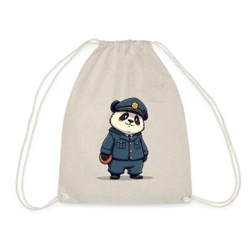 Officer Paws: Panda Police Squad - Turnbeutel - Natur - Vorne