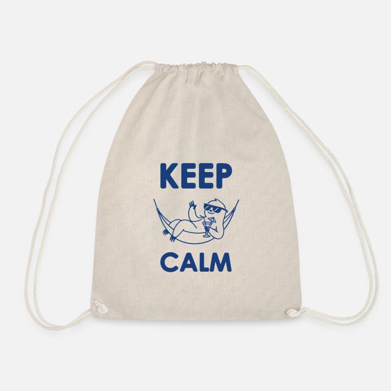 Keep Calm - Drawstring Bag - nature