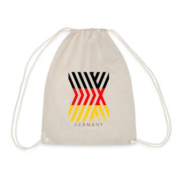 Drapeau Allemagne Drapeau allemand utilisé look home - Sac de sport léger - nature - Devant