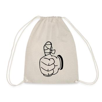 Idée cadeau de pouce levé d’artisan - Sac de sport léger - nature - Devant