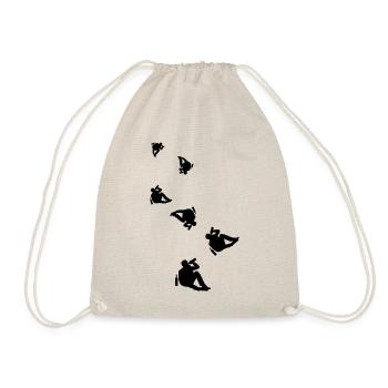 Drinking alcohol man - Drawstring Bag - nature - Front