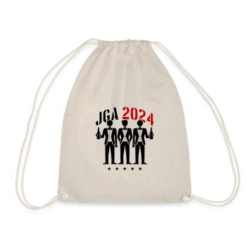 Bachelor Party 2024 Bachelor Party - Drawstring Bag - nature - Front