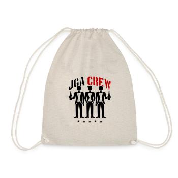 Enterrement de vie de garçon Équipage Enterrement de vie de garçon - Sac de sport léger - nature - Devant
