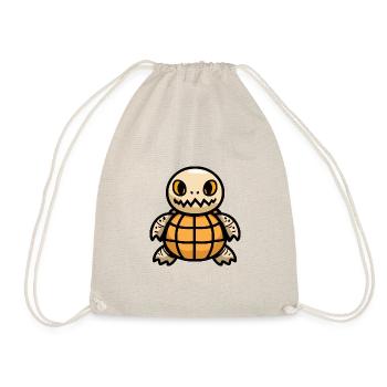 Bande dessinée Tortue Halloween - Sac de sport léger - nature - Devant
