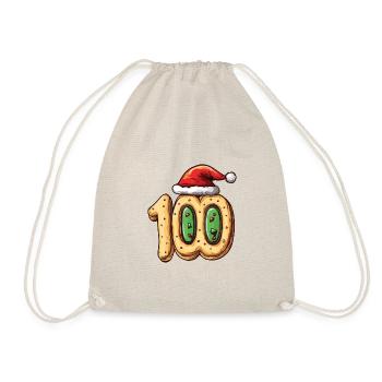 100 Numéro Noël - Sac de sport léger - nature - Devant