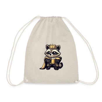 Raccoon Bière Drôle - Sac de sport léger - nature - Devant
