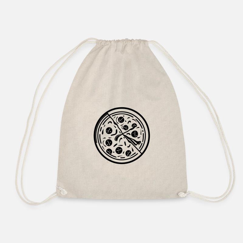 Pizza - Turnbeutel - Natur