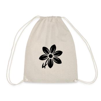 Flower - Drawstring Bag - nature - Front