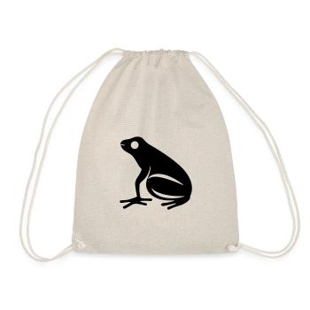 Frog - Drawstring Bag - nature - Front