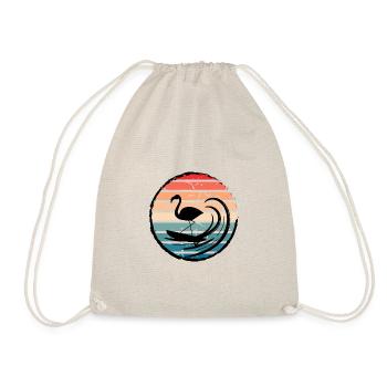 Surfer Flamingo - Sac de sport léger - nature - Devant