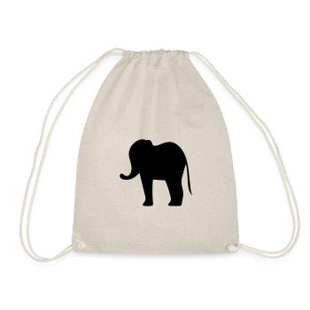 elephant - Drawstring Bag - nature - Front