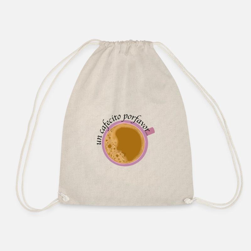 Coffee Lover - Drawstring Bag - nature