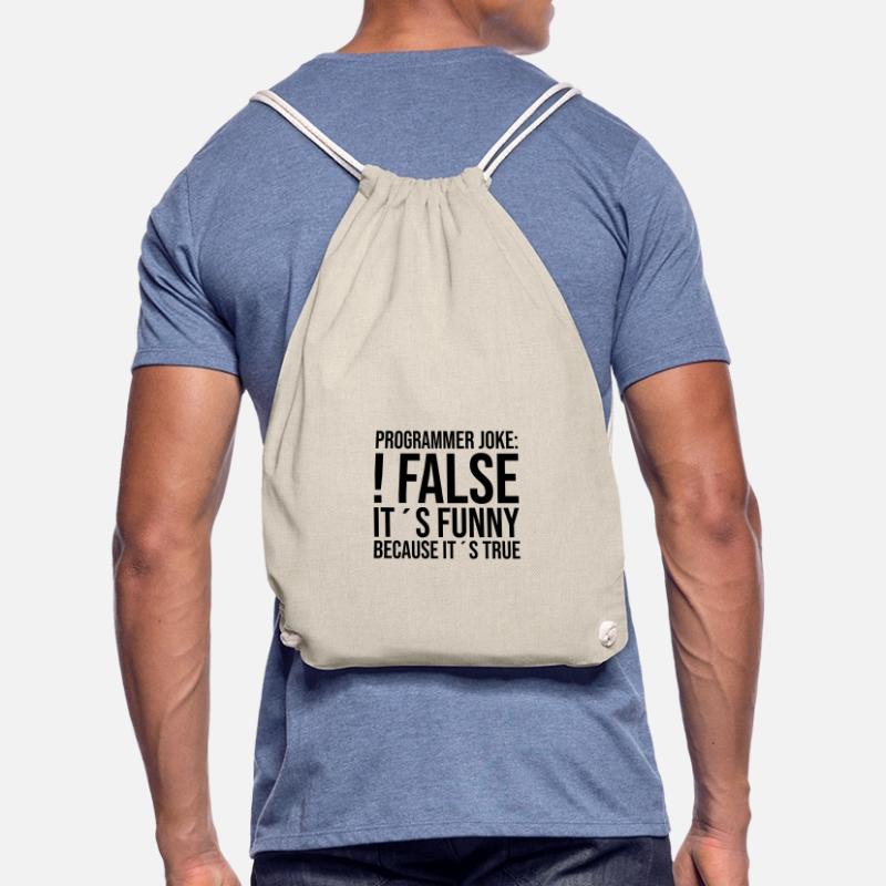 Blague de programmeur: !false C’est drôle parce que c’est... Sac de sport léger