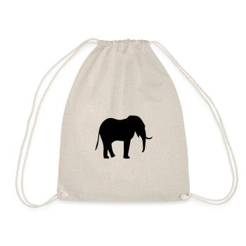 elephant - Drawstring Bag - nature - Front