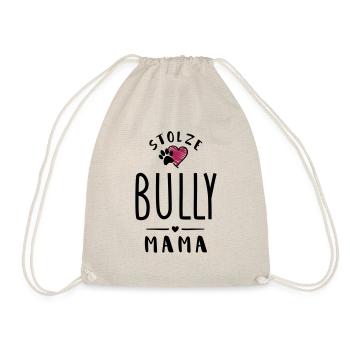 bully mama herz - Turnbeutel - Natur - Vorne