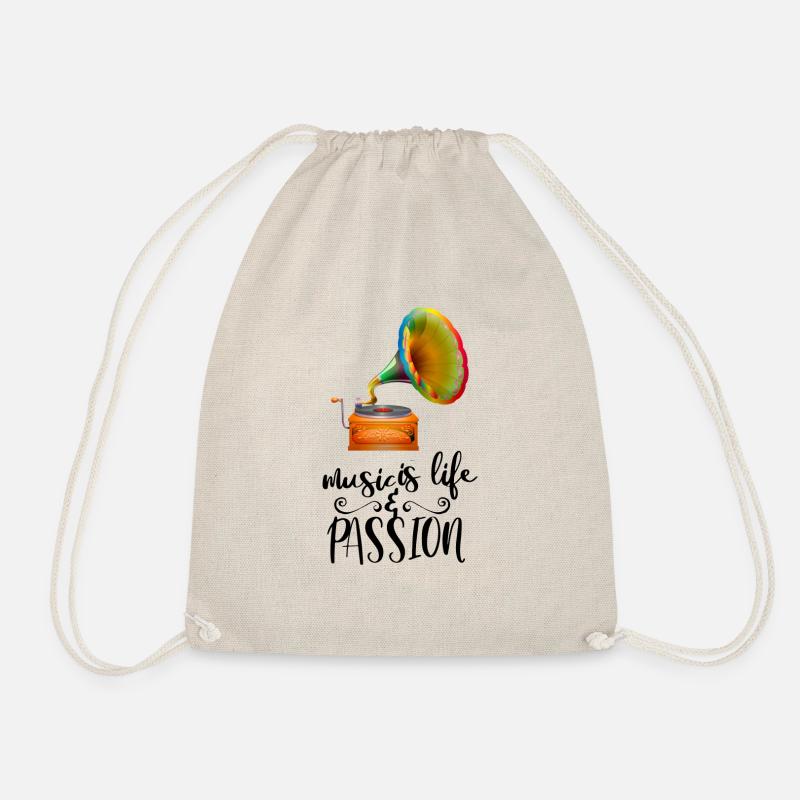 music - Drawstring Bag - nature
