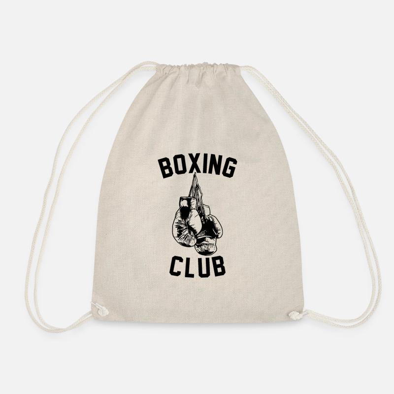 boxing club - Drawstring Bag - nature