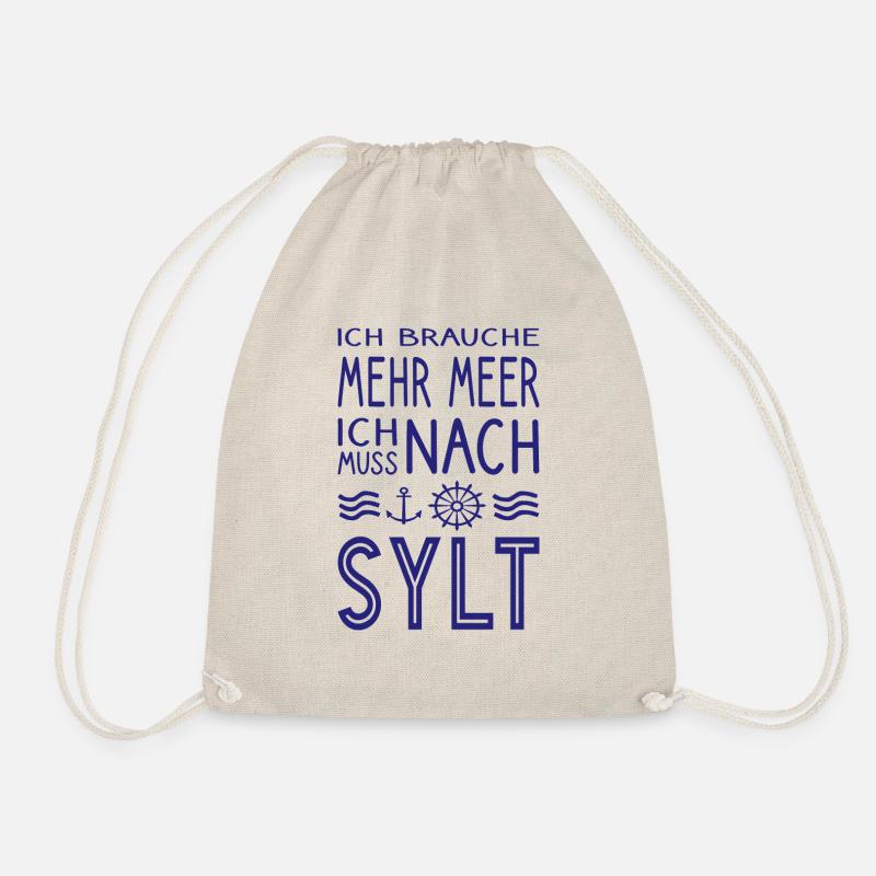 Sylt Spruch - Turnbeutel - Natur