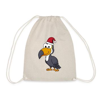 Toucan Comic Christmas - Sac de sport léger - nature - Devant