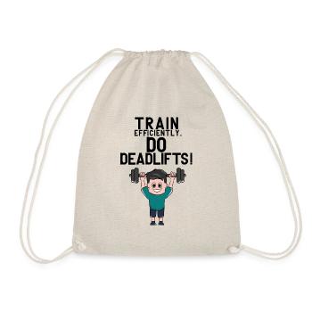 Deadlifting, powerlifter, gym, motivation - Sac de sport léger - nature - Devant