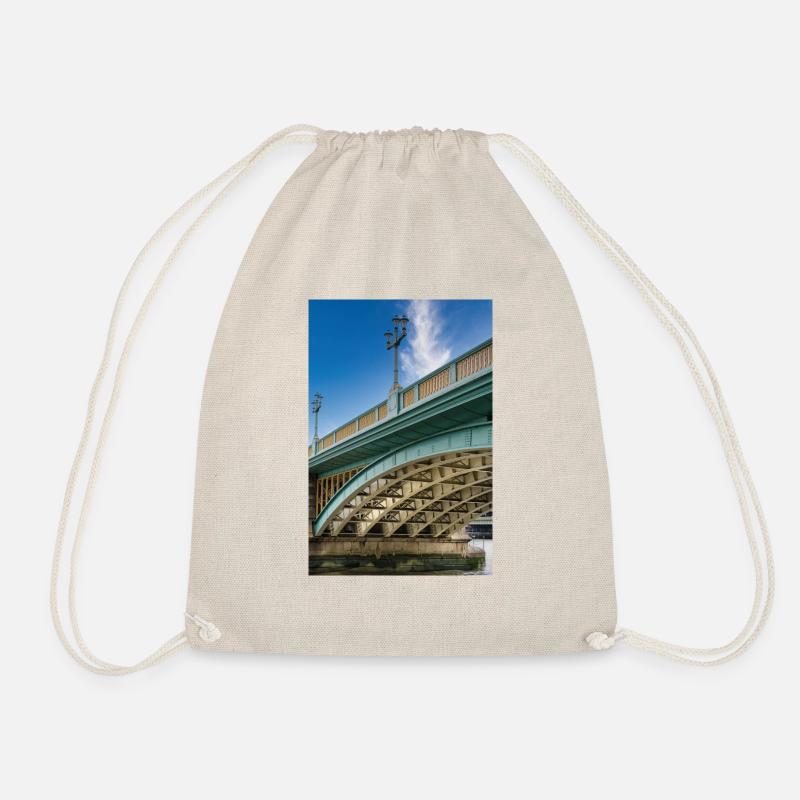 Brige Blue Sky - Turnbeutel - Natur