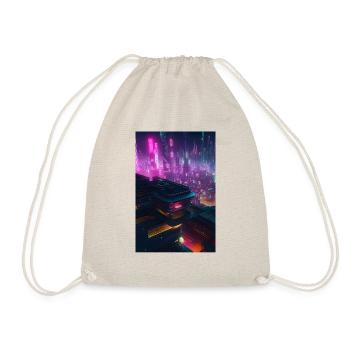 Cityscape 2.0: The future of the urban world. - Drawstring Bag - nature - Front