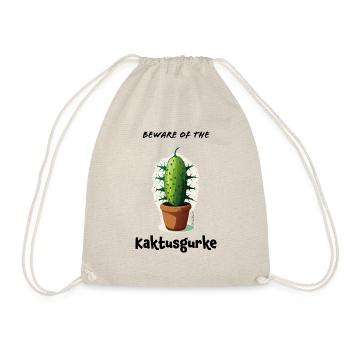 The incredible cactus cucumber - Drawstring Bag - nature - Front