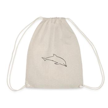 Dolphin - Drawstring Bag - nature - Front