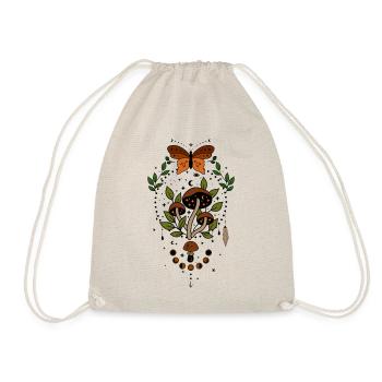Magical nature mushroom - Drawstring Bag - nature - Front