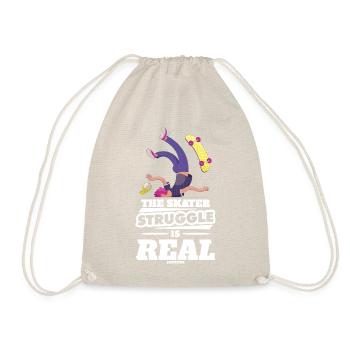 Skater flies on the nose - Drawstring Bag - nature - Front