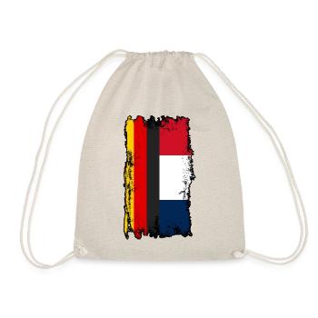Franzosen Französisch Deutschland Frankreich - Turnbeutel - Natur - Vorne