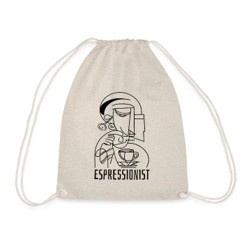 Espressionist - Espresso - Kaffee trinken - Turnbeutel - Natur - Vorne