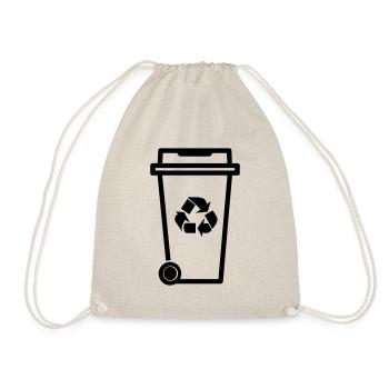 dustbin - Drawstring Bag - nature - Front