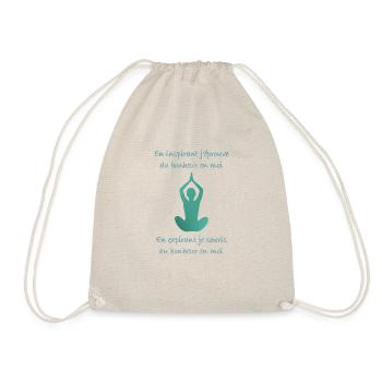 Citation yoga - Sac de sport léger - nature - Devant