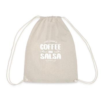 Salsa & Coffee - Turnbeutel - Natur - Vorne
