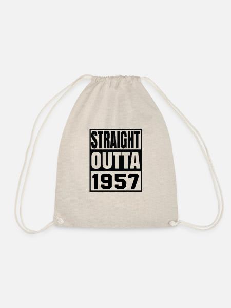 STRAIGHT OUTTA 1957 - Turnbeutel - Natur