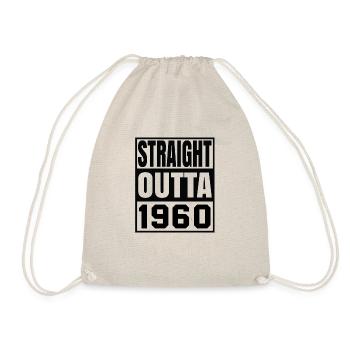 STRAIGHT OUTTA 1960 - Drawstring Bag - nature - Front
