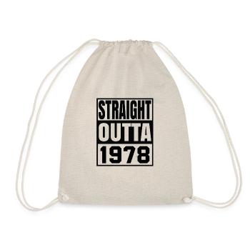 Straight Outta 1978 - Drawstring Bag - nature - Front