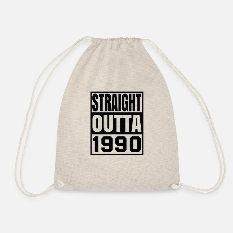 Straight Outta 1990 - Drawstring Bag - nature