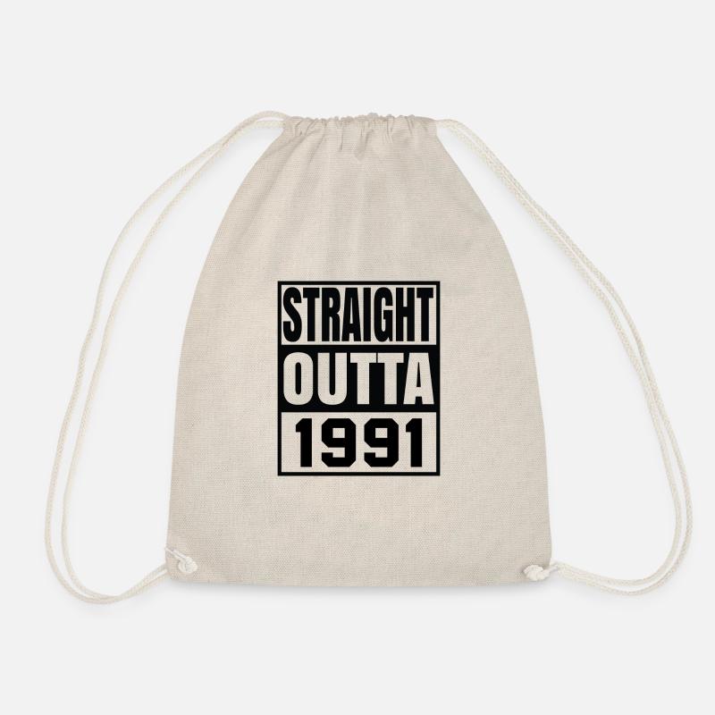 Straight Outta 1991 - Drawstring Bag - nature