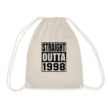 Straight Outta 1998 - Drawstring Bag - nature - Front