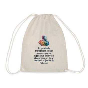 T-shirts Stoïcisme : L'inspiration à portée de soi - Sac de sport léger - nature - Devant