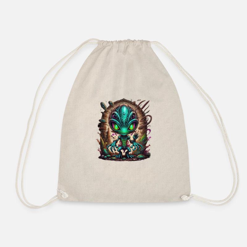 Alien Boy - Drawstring Bag - nature