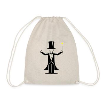 Wizard Design - Drawstring Bag - nature - Front