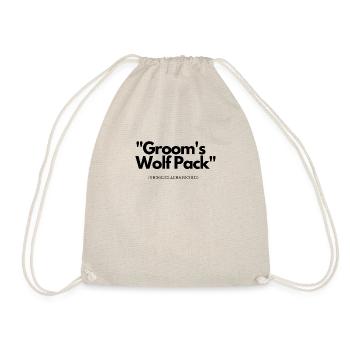 Groom´s Wolf Pack Junggesellenabschied - Turnbeutel - Natur - Vorne