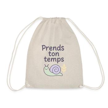 Prends ton temps - Sac de sport léger - nature - Devant