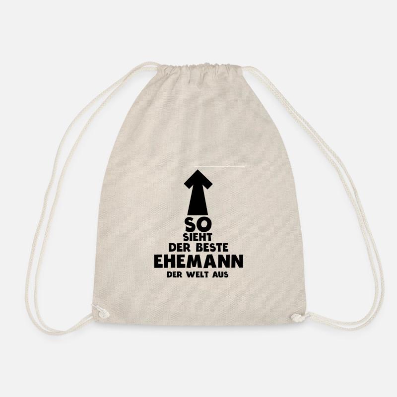 Bester Ehemann der Welt Geschenk Herren Geschenk - Turnbeutel - Natur